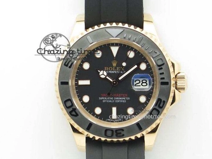 Edition 116622 Yacht-Master A2824 Noob Black Dial SS Best On Bracelet 0407
